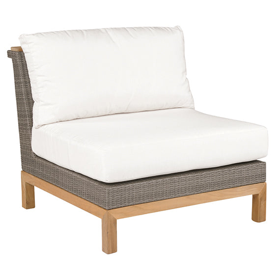 Kingsley Bate Azores Deep Seating Sectional Set Granite / Ocean / Azores Sectional Armless Chair